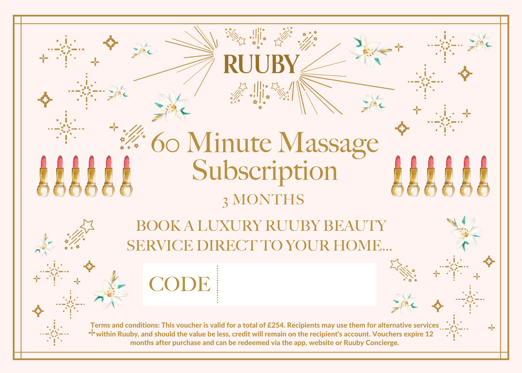 3 Month Massage Subscription