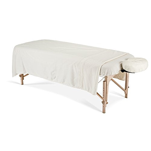 EARTHLITE Flannel Massage Table Sheet Set Commercial Grade Soft Do Ruuby